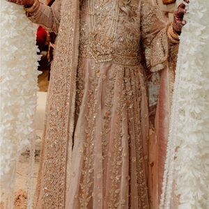 Faiza Saqlin Replica Nikkah Dress Pakistani